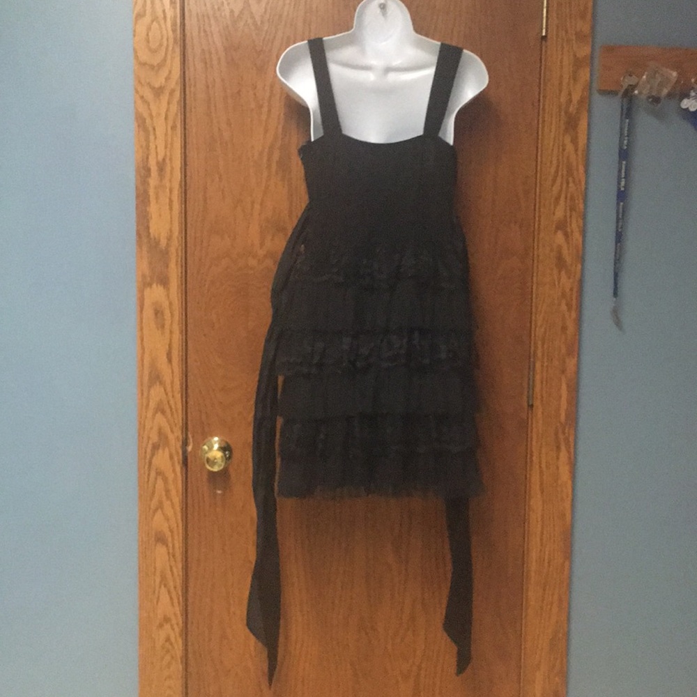 Lacey Black Formal Mini Dress - Picture 7 of 7